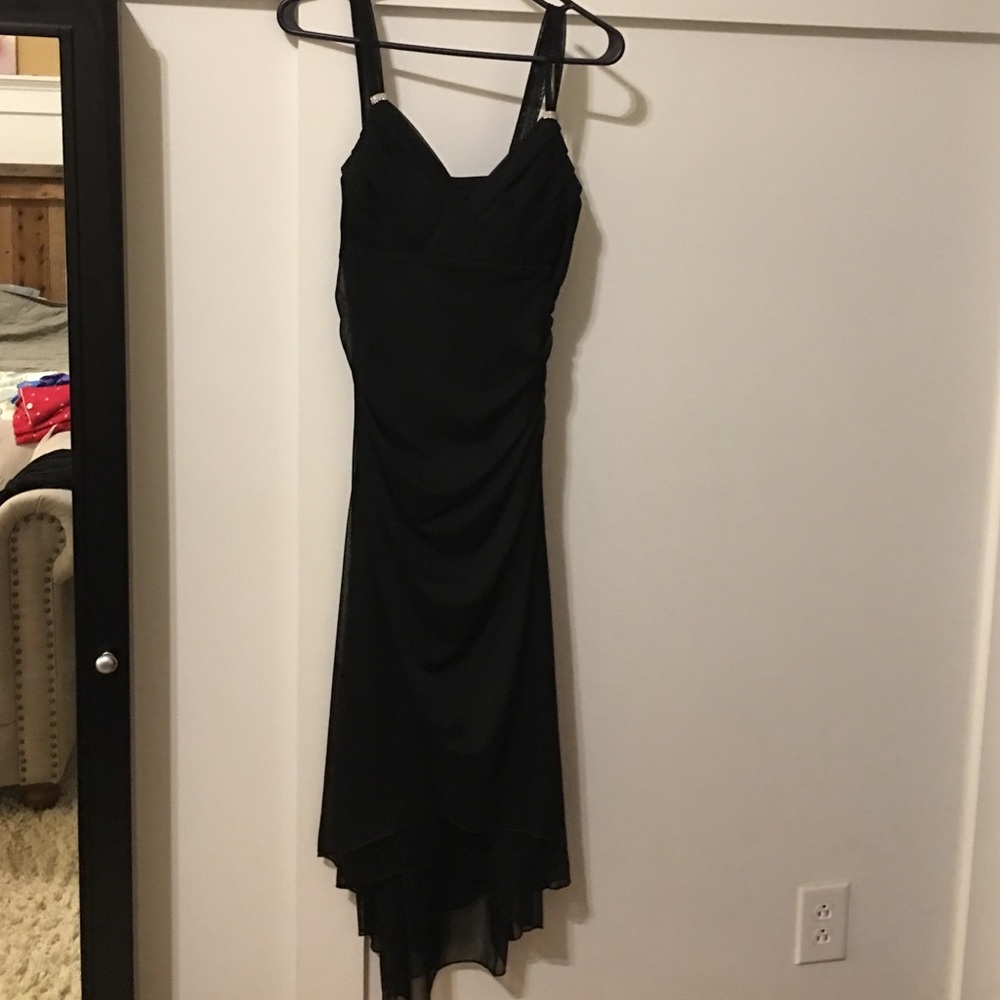 Dress barn sheer black dress