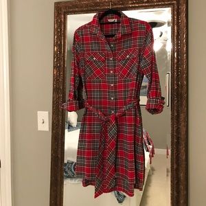 Woolrich plaid flannel dress