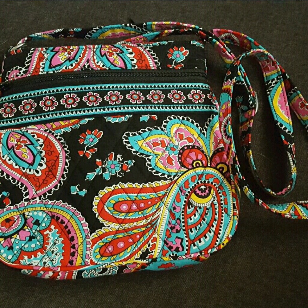 Vera Bradley Petite Double Zip Hipster NWT