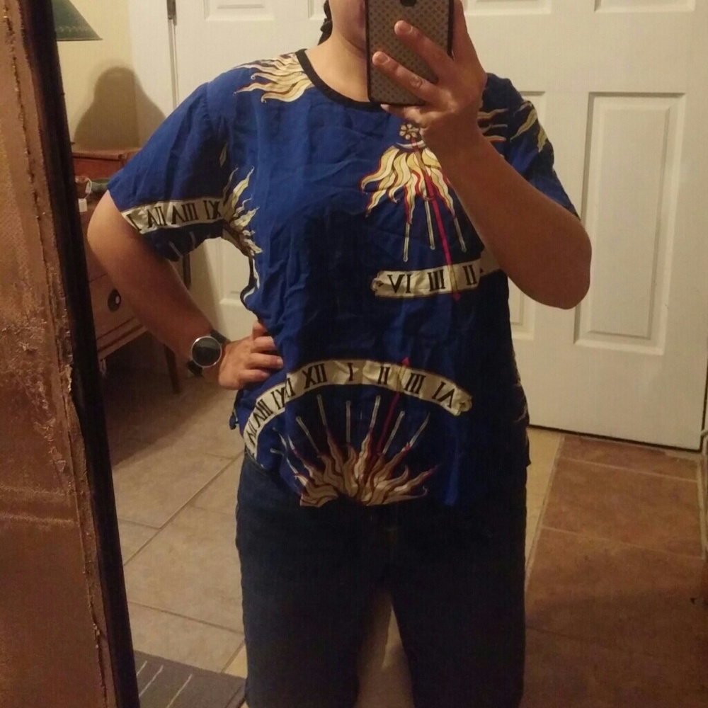Sun dial shirt