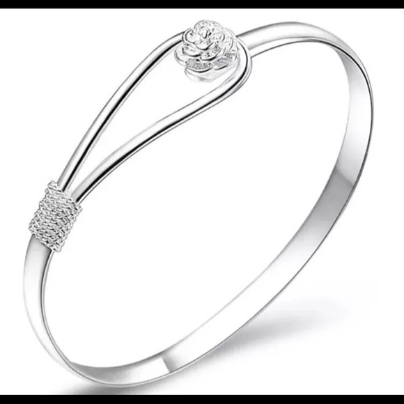 FashionSilver plated bracelet charm cuff women - Picture 4 of 6