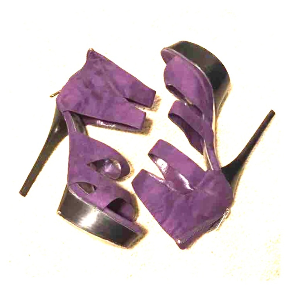 Purple Bebe Heels