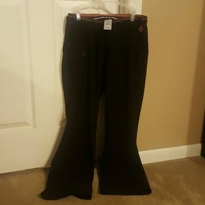 Black scrub pants