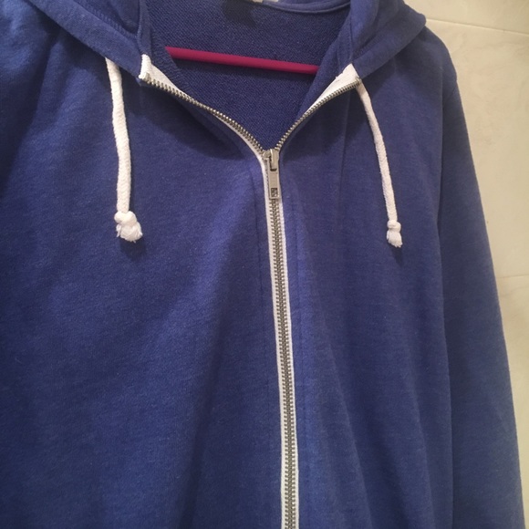 Forever 21 Purple Zip Up Hoodie Sweatshirt - Picture 3 of 4