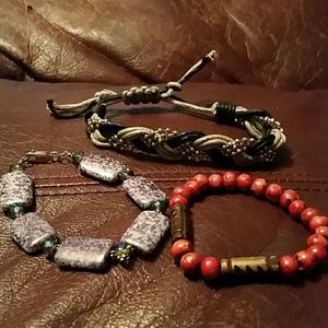Lot of 3 bracelets