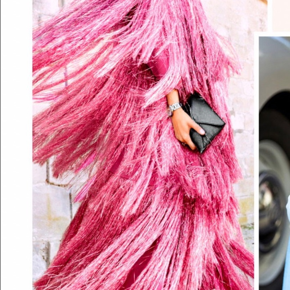 Wanted: this amazing pink mystery jacket.