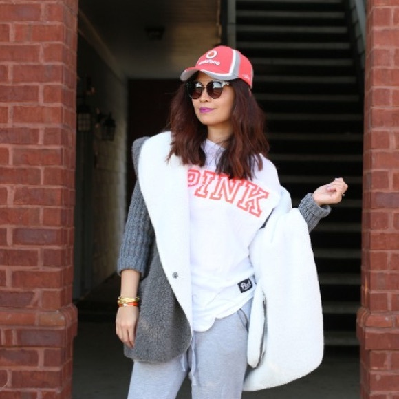 Jackets & Blazers - Gray hooded long sweater coat