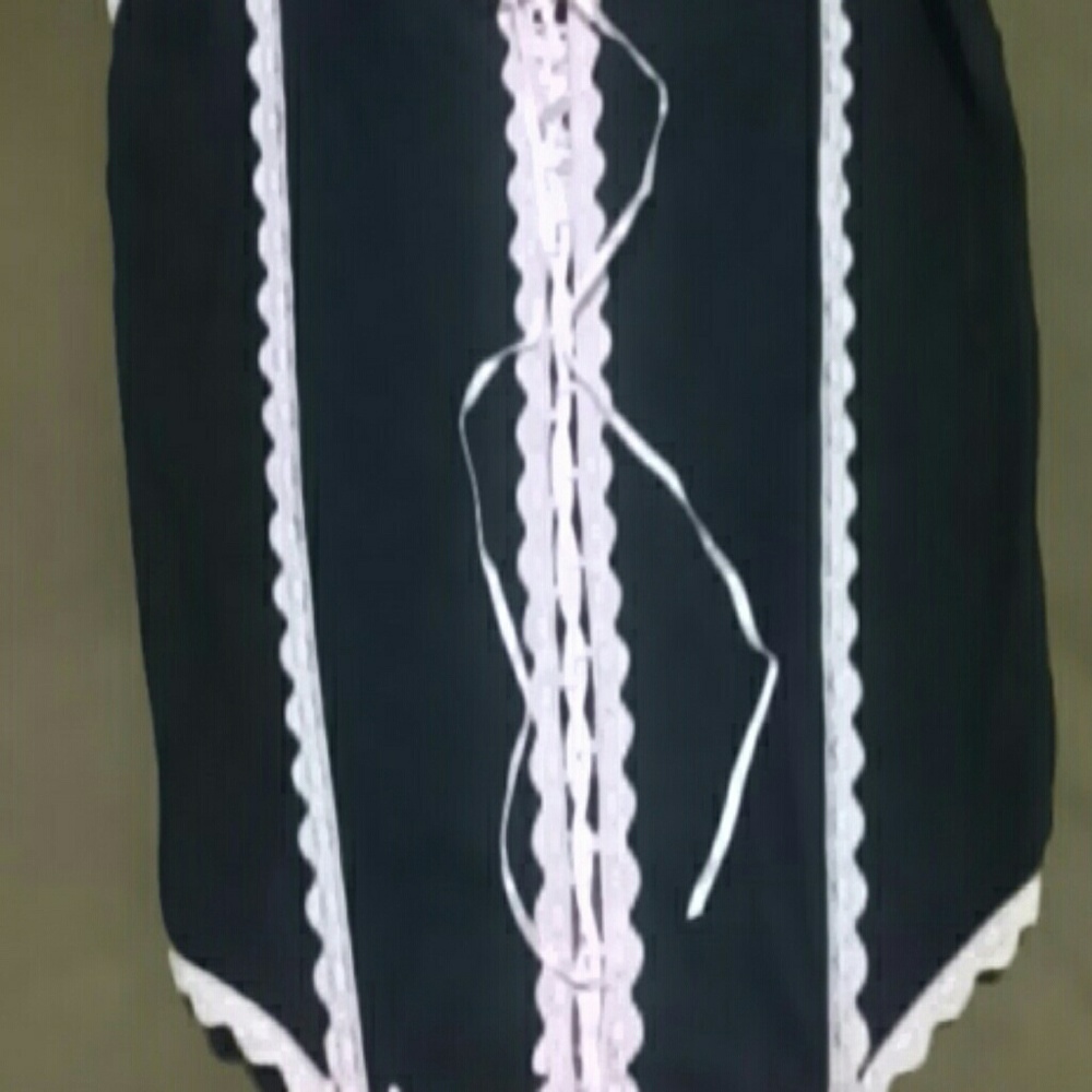 Morbid Threads lace-up corset top