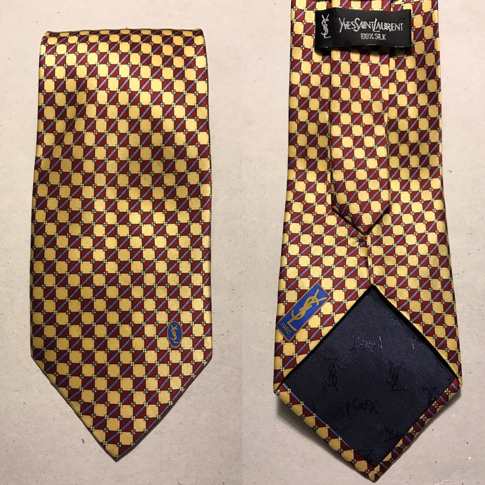 YVES SAINT LAURENT Silk Tie