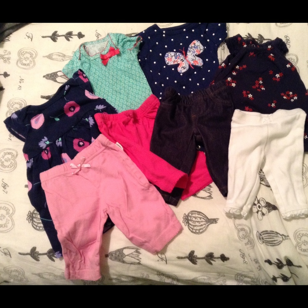 Newborn baby girl clothe Bundle 🎀