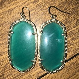 Dark green Kendra Scott earrings