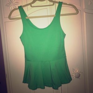 Express peplum tank
