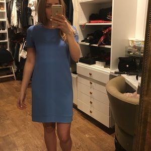 Top shop Cornflower Blue Crepe T-shirt Dress