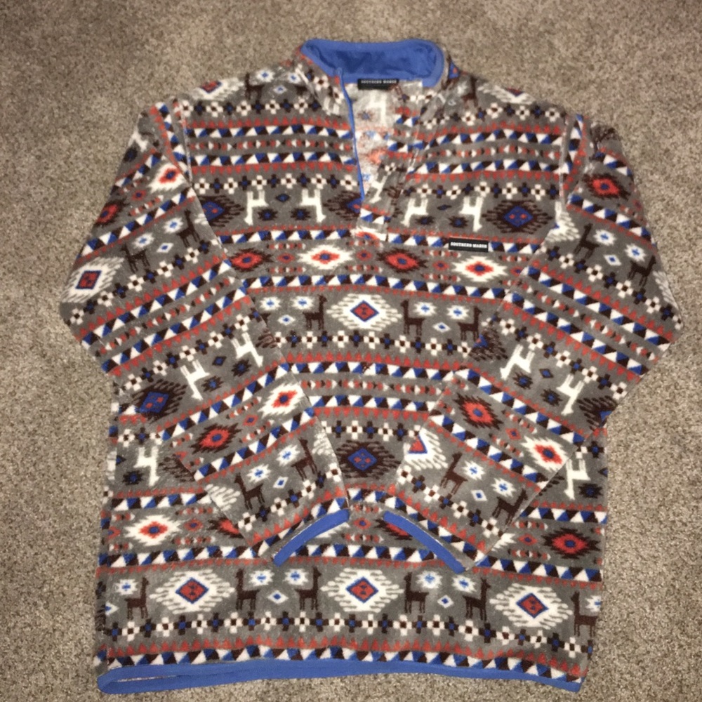 southern marsh fleece pullover