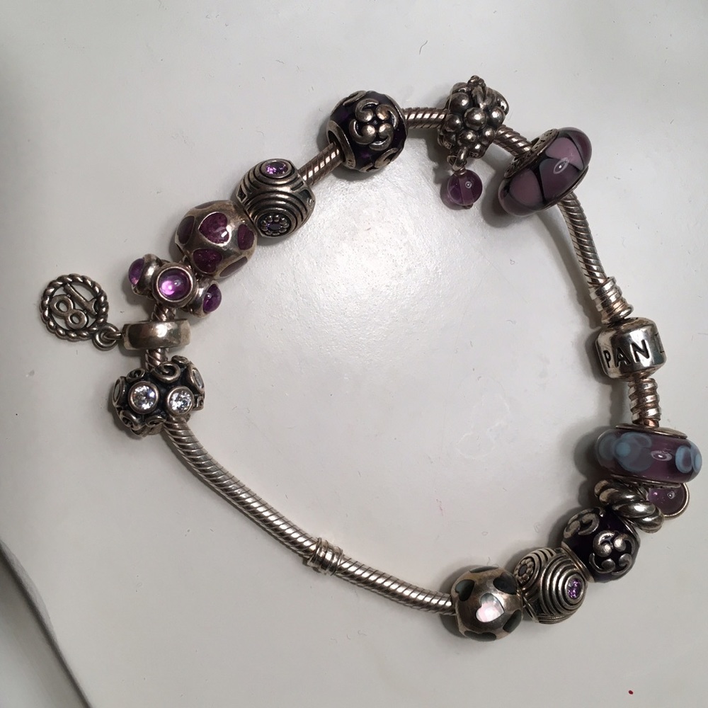 Authentic Pandora charm bracelet