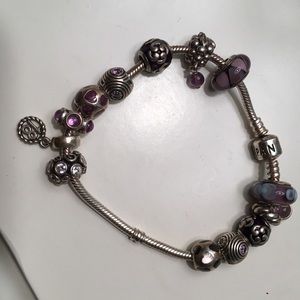 Authentic Pandora charm bracelet