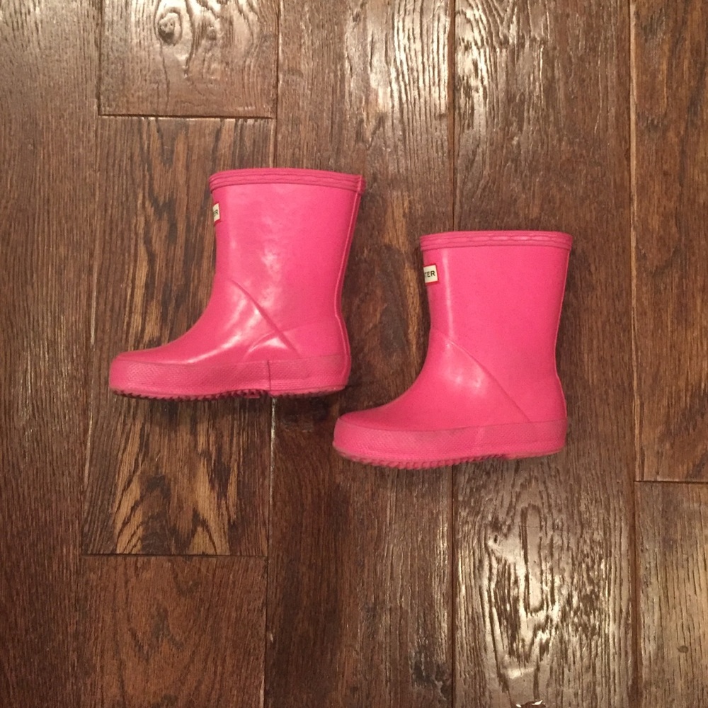 Kids First Classic Gloss Rain boots w/ boot socks