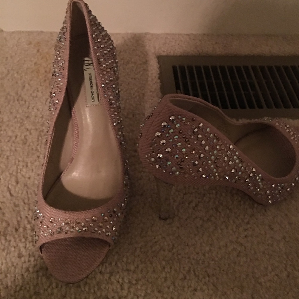 Studded rose colored