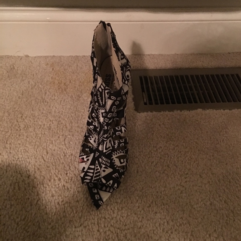 Tribal print shoes
