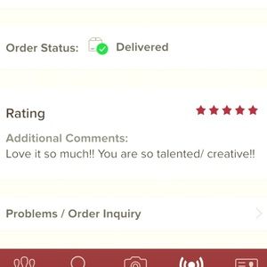 Sharing love. Feedback on my design. Xoxo