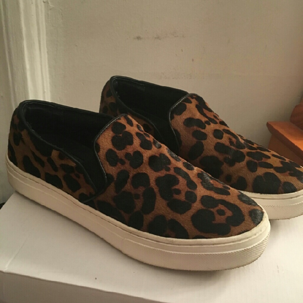 Leopard Print slip ons