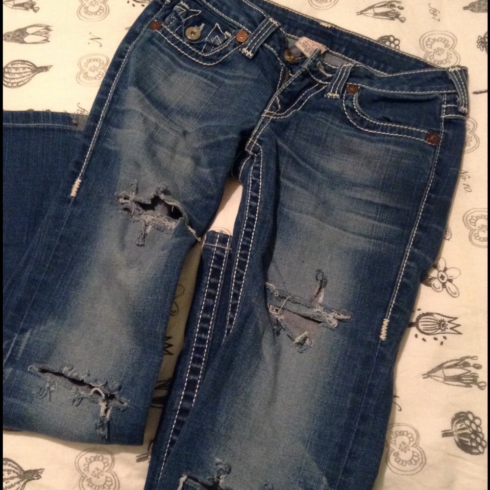 Mess up True religion pants 👖