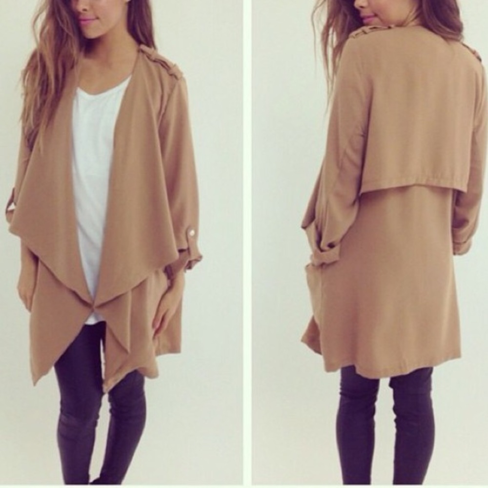 Waterfall Trench Coat - NWT!!