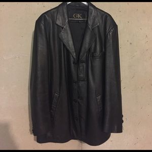 Men's Genuine Leather Jacket size Large