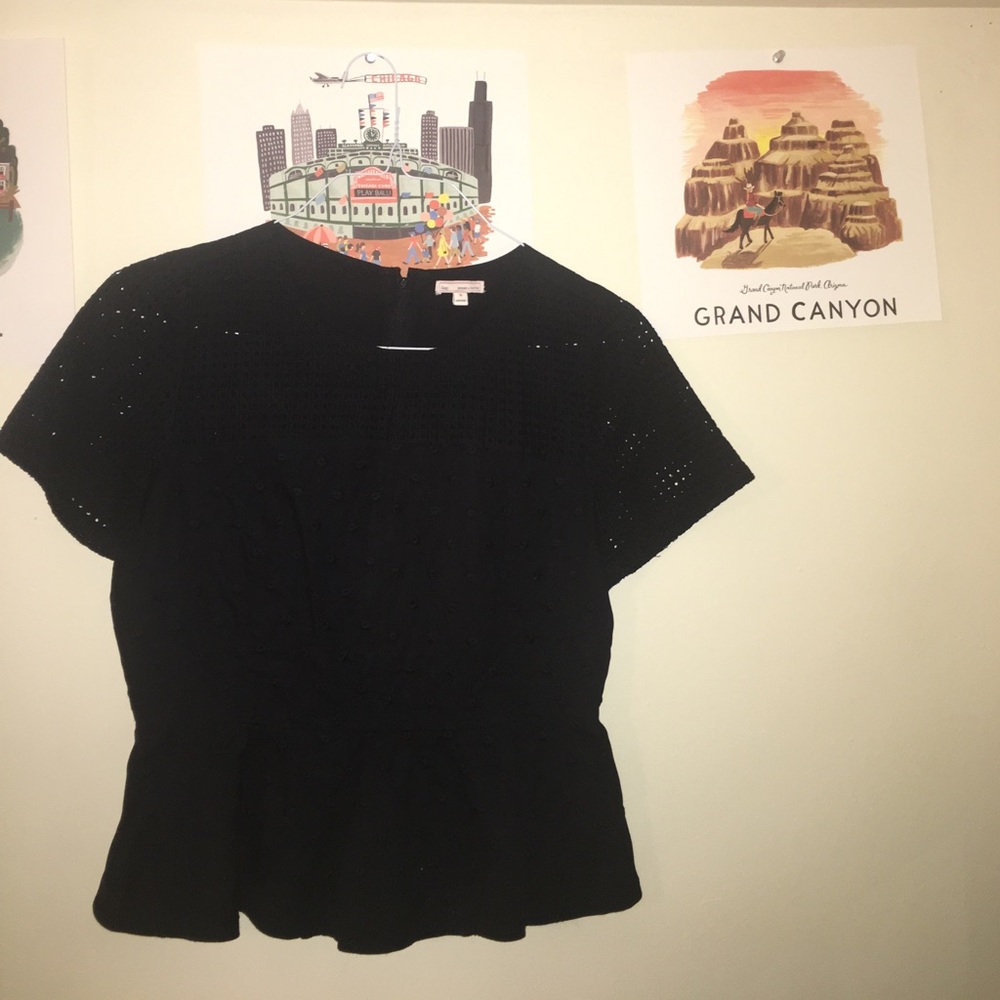Gap Short-Sleeve Peplum Top