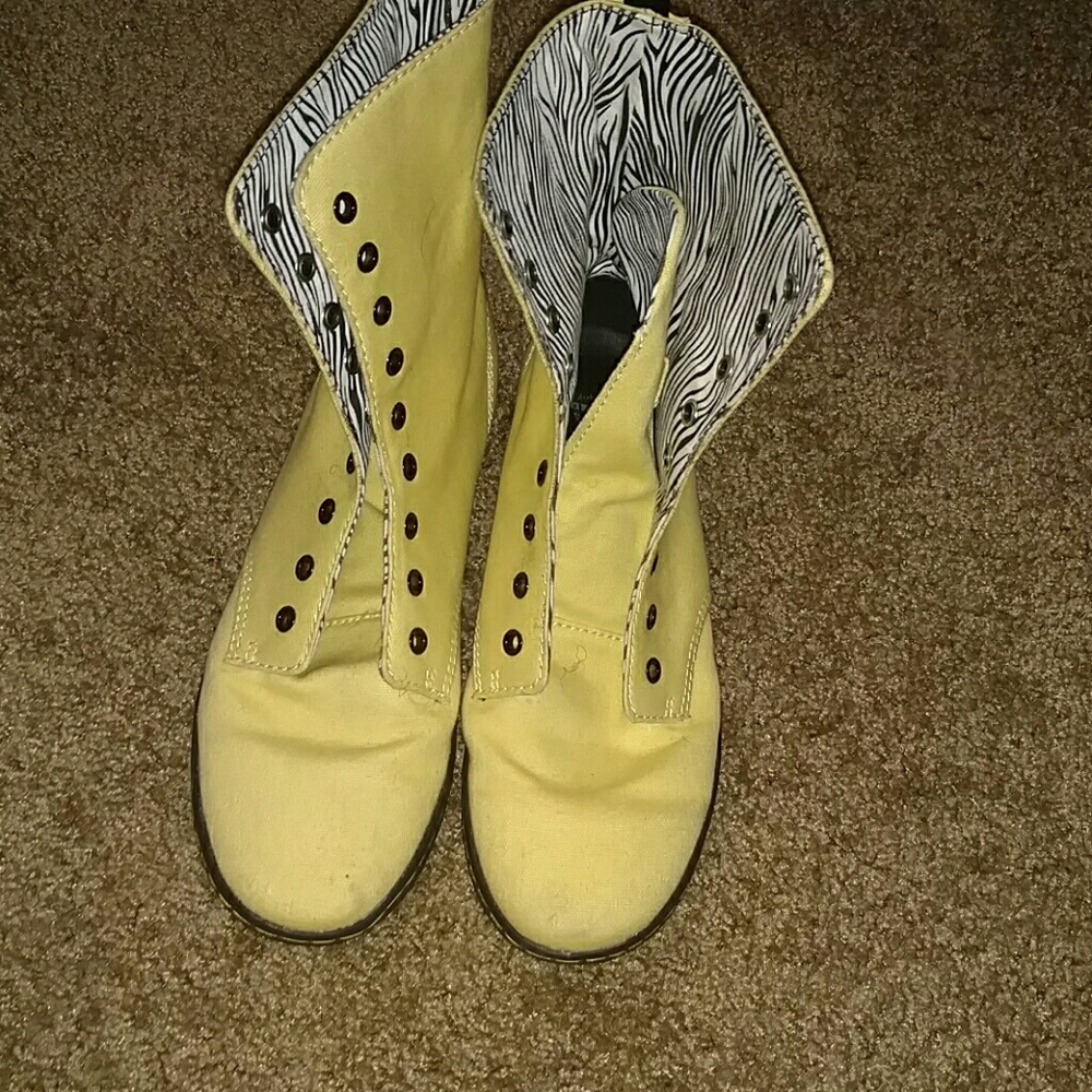 Yellow Dr. Martens
