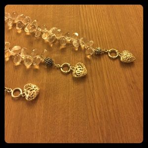 Crystal silver bracelet (hand made)