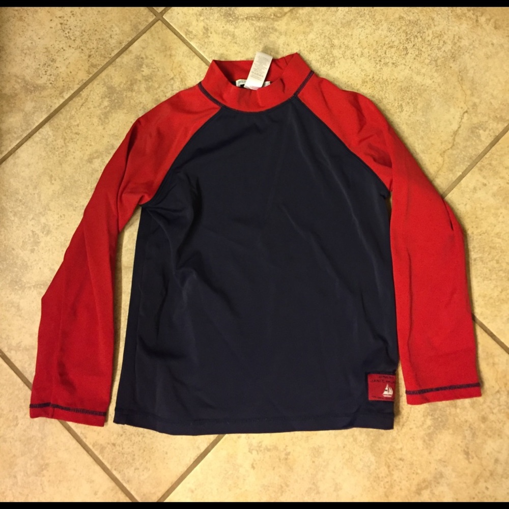 Janie and Jack boys long sleeve rash guard