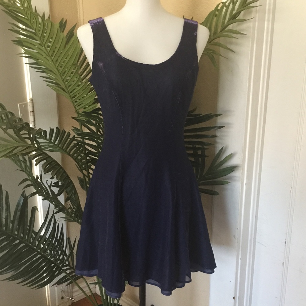 Purple Mini Dress