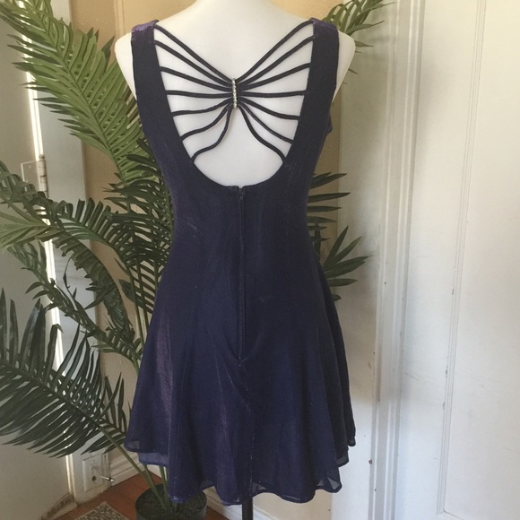 Purple Mini Dress - Picture 3 of 5
