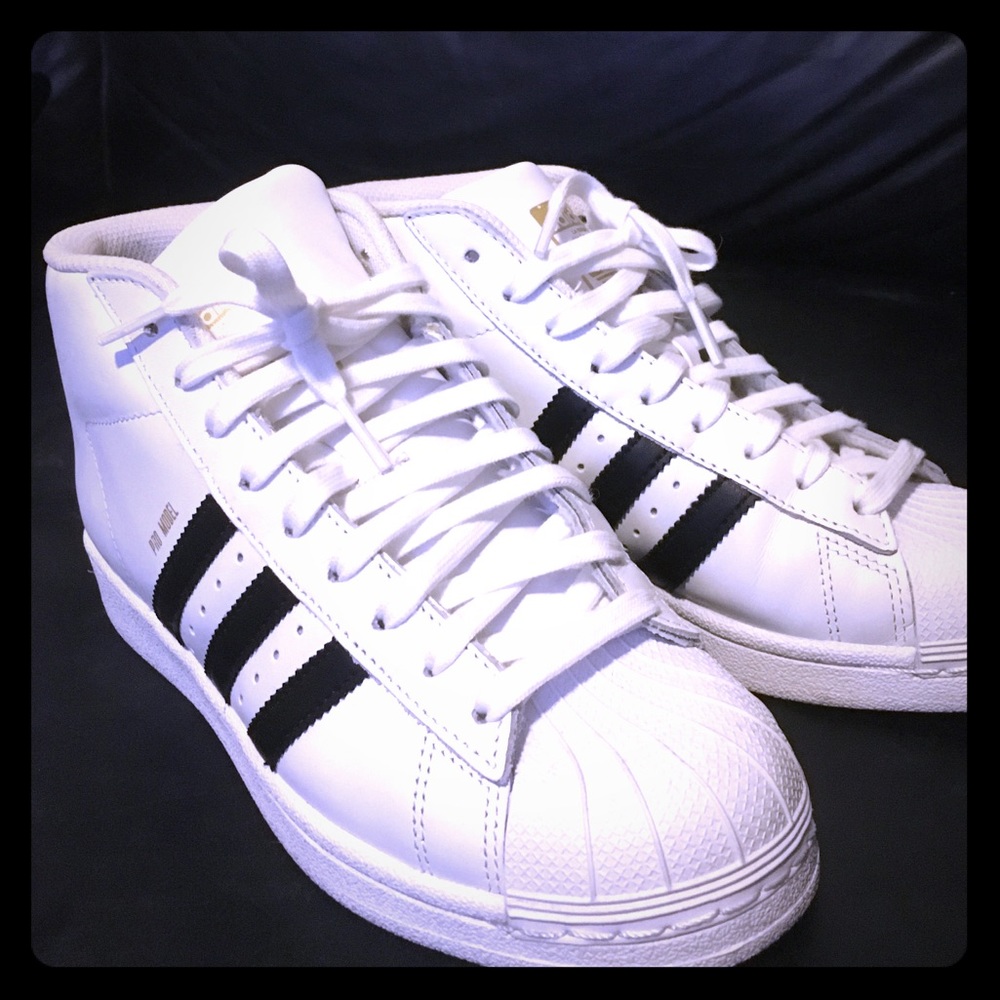 Adidas superstar high tops