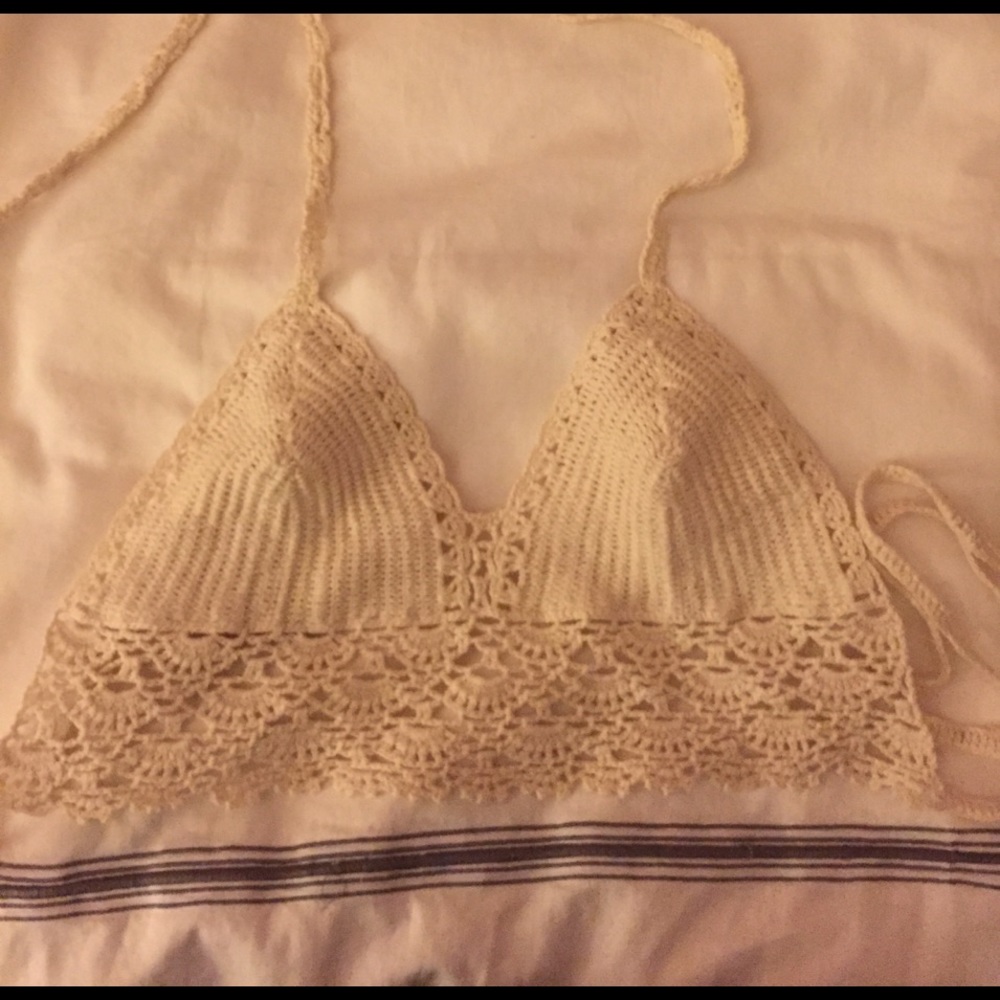 LF crochet cropped top