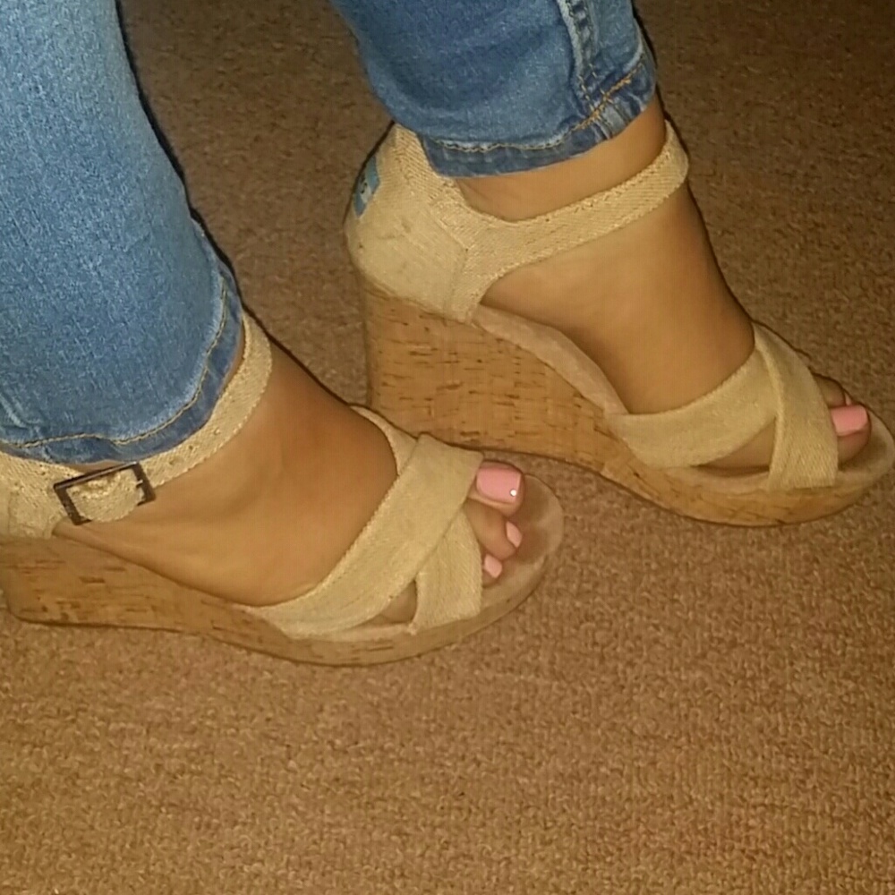 TOMS wedge sandals
