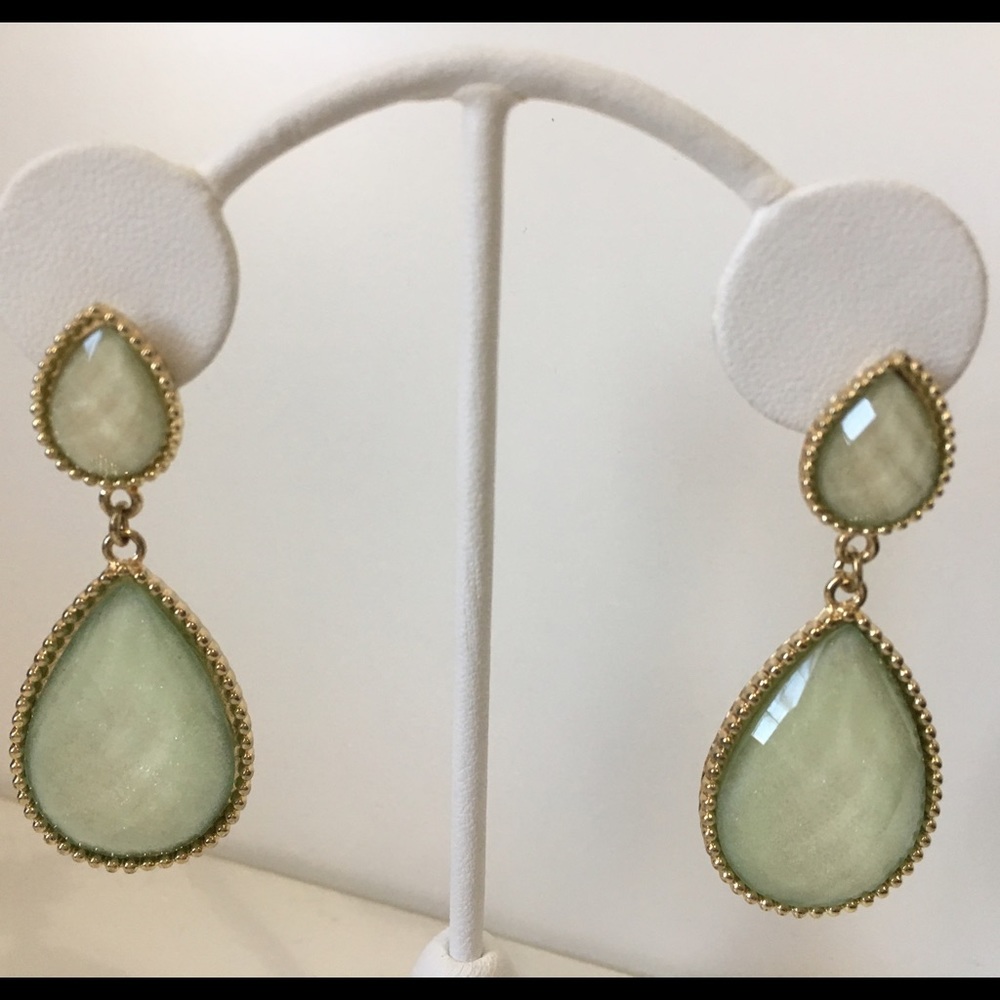 Extremely Light green Dangle Earrings