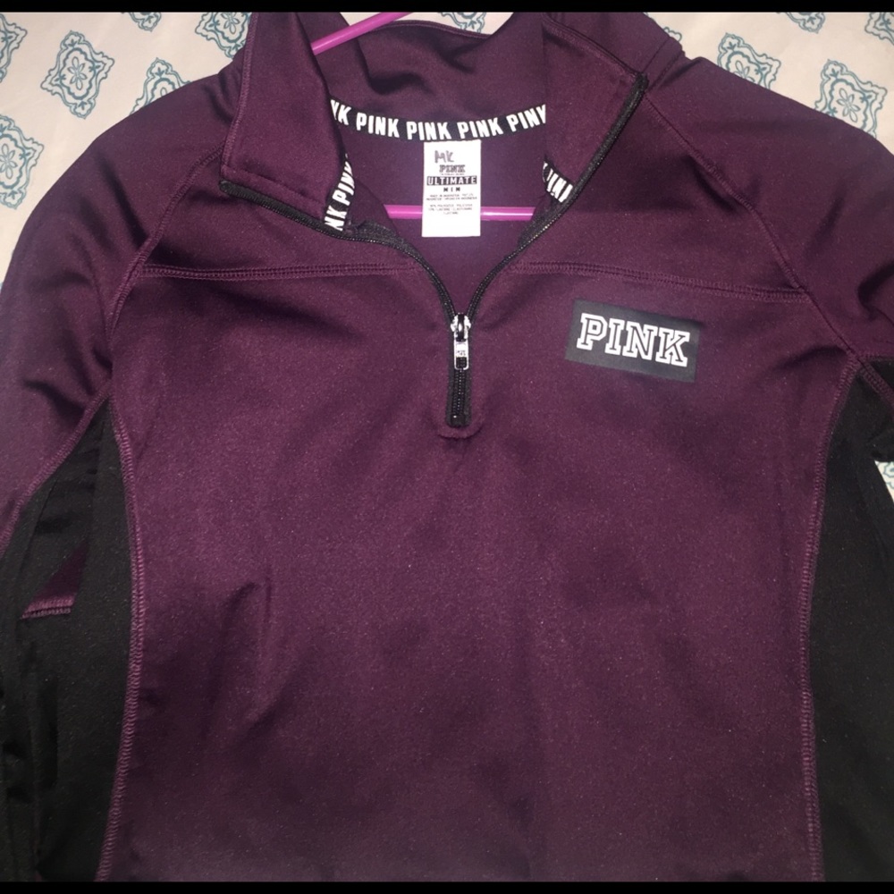 PINK athletic quarterzip