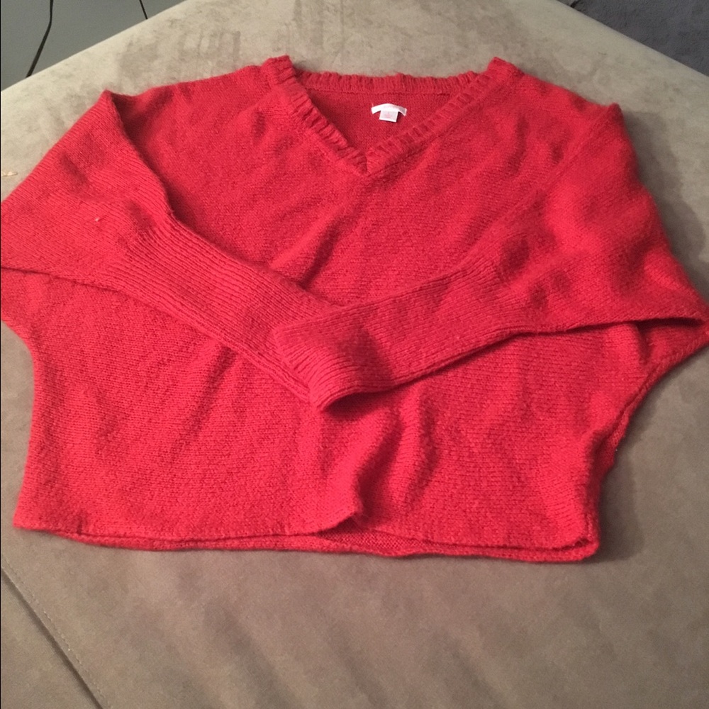 Burnt orange sweater