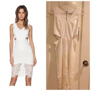 Lovers + Friends Spellbound Midi Dress, S, Ivory