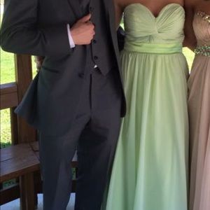 Light green prom dress!