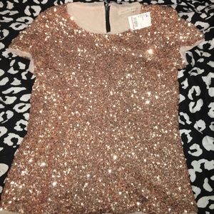 Champagne Sparkley Dress Shirt!