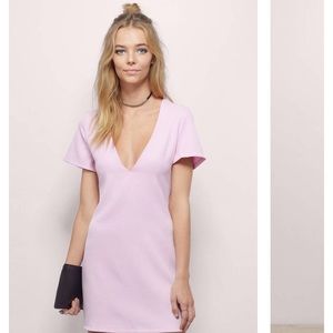 Deep V Bodycon Dress