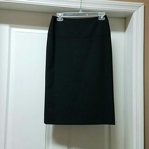 Knee length pencil skirt