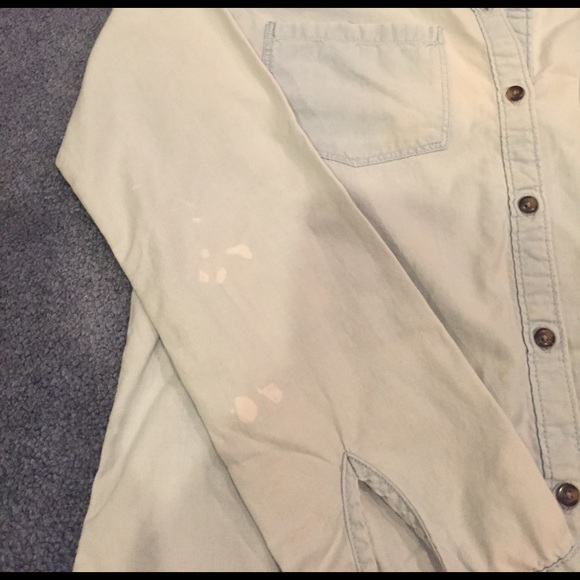 Hollister size S Long sleeve light wash shirt - Picture 3 of 4