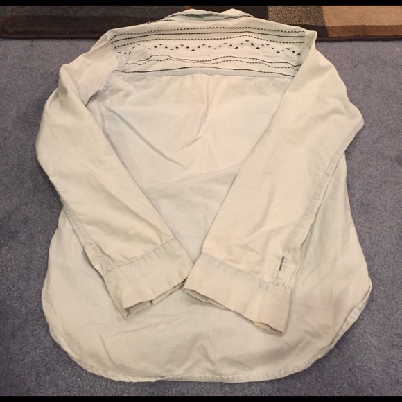 Hollister size S Long sleeve light wash shirt - Picture 4 of 4