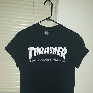 Black and White Thrasher Shirt