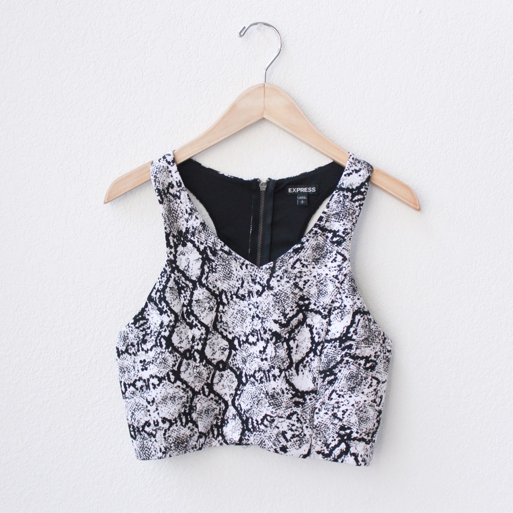 Snake Skin Crop Top