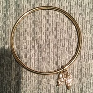 Victoria secret gold angel wing bracelet